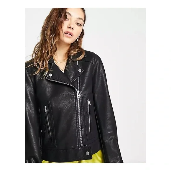 Jackets Coats Topshop Leather Jacket Poshmark